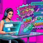 Комикс-иллюстрация: профессиональный переводчик чата конвертирует сообщения на японском и немецком языках в заработок криптовалюты USDT на OnlyFans